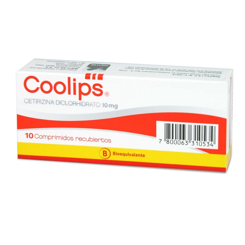 COOLIPS COMPRIMIDOS RECUBIERTOS 10 mg