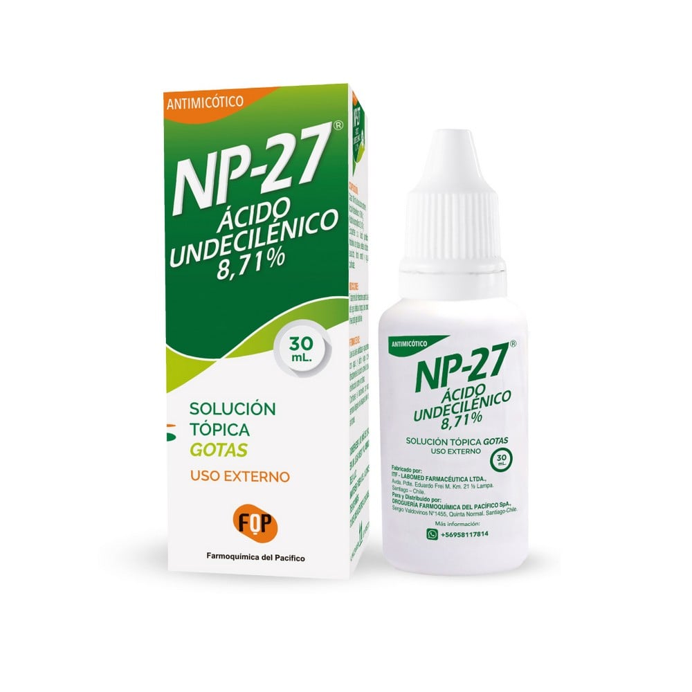 Np-27 Ácido Undecilénico 8,71% Solucion Tópica 30ml