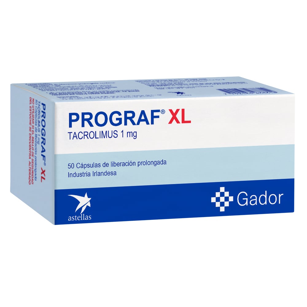Prograf XL 50 Cápsulas de Liberación Prolongada