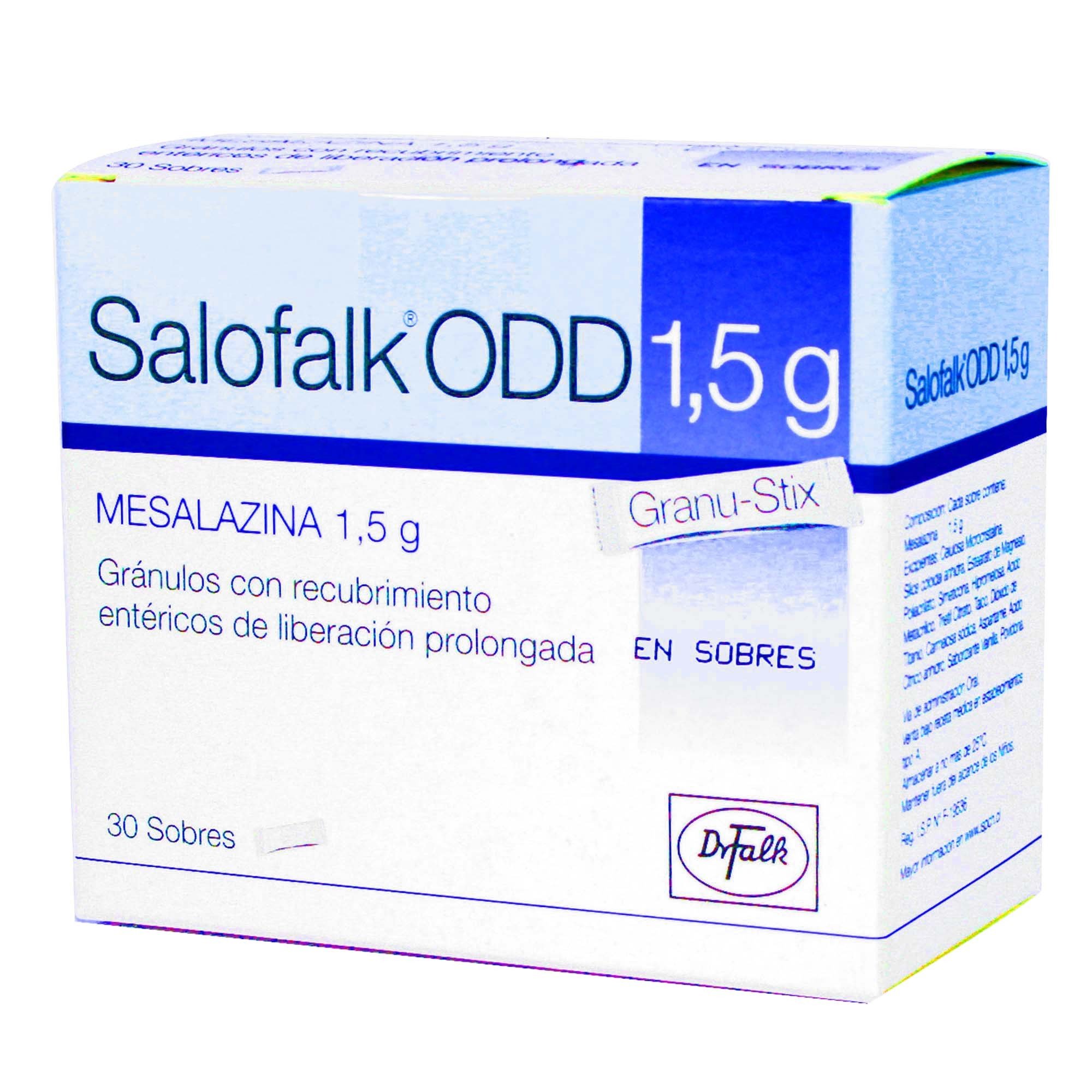 Salofalk ODD Mesalazina 1,5 gr 30 Sobres con Liberación Prolongada