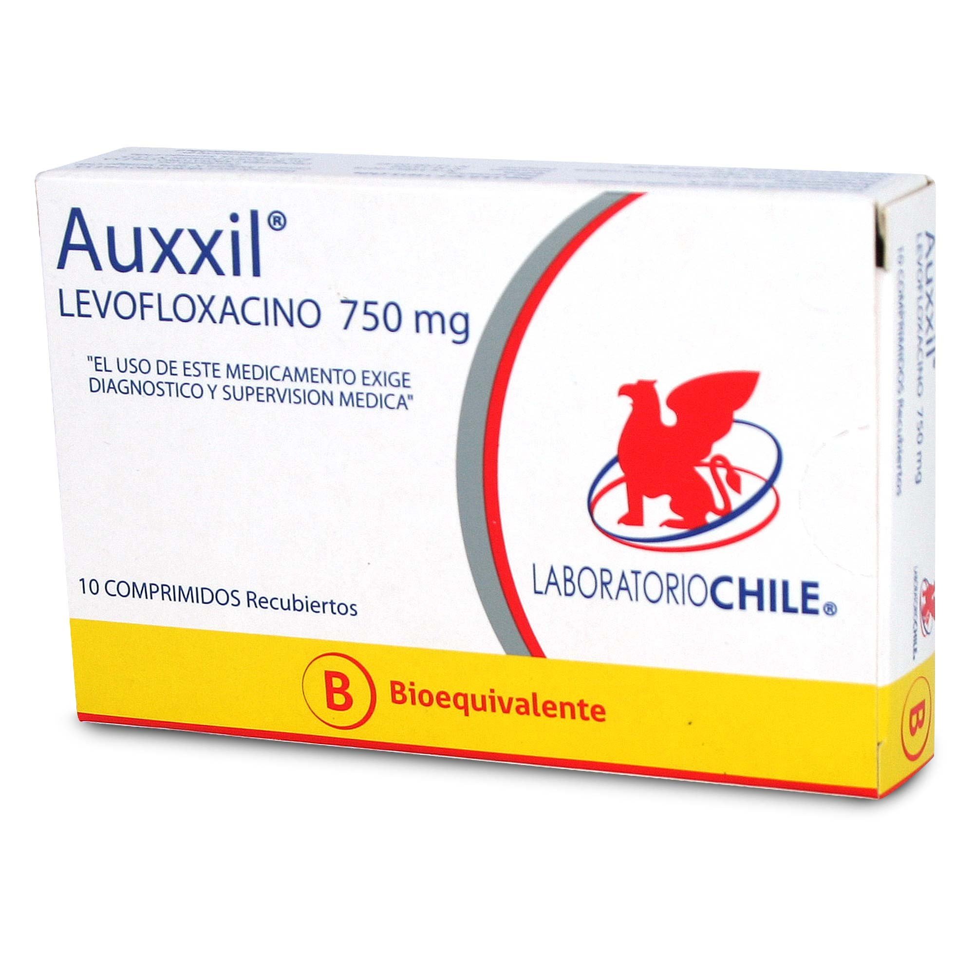 Auxxil Levofloxacino 750 mg 10 Comprimidos Recubierto