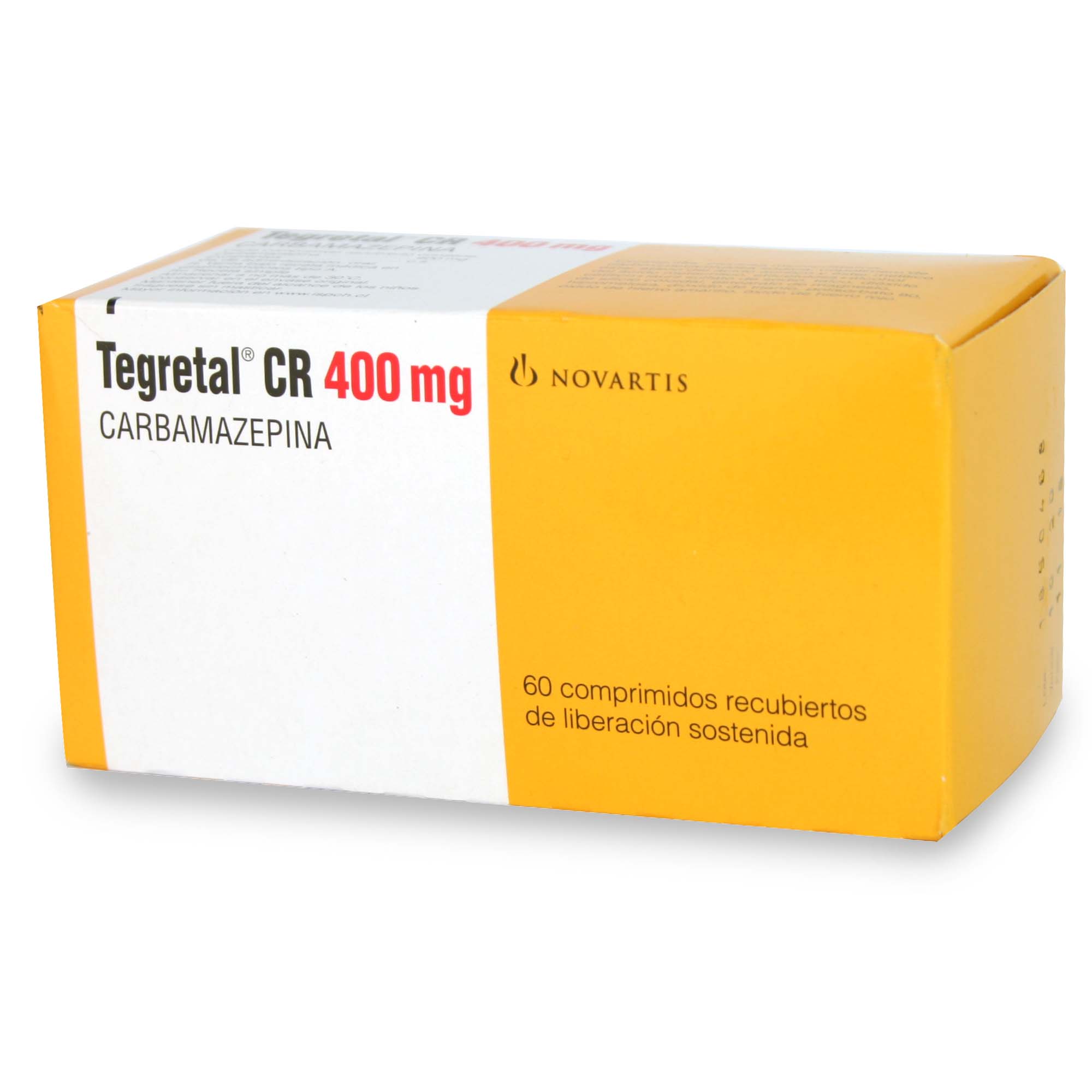 Tegretal CR Carbamazepina 400 mg 60 Comprimidos