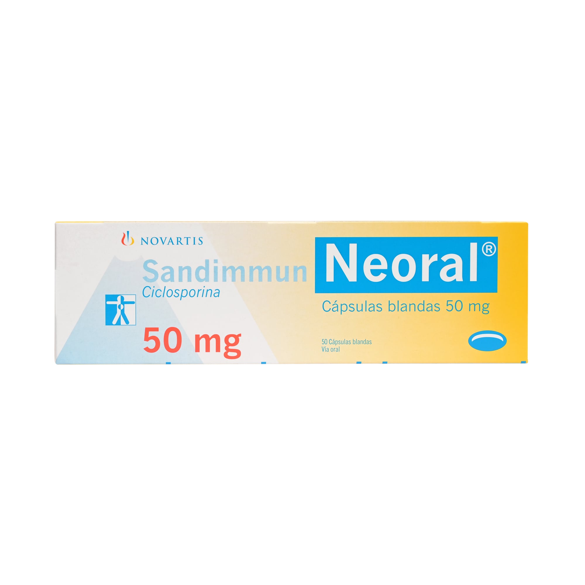 SANDIMMUN NEORAL CÁPSULAS BLANDAS 50 mg (CICLOSPORINA)