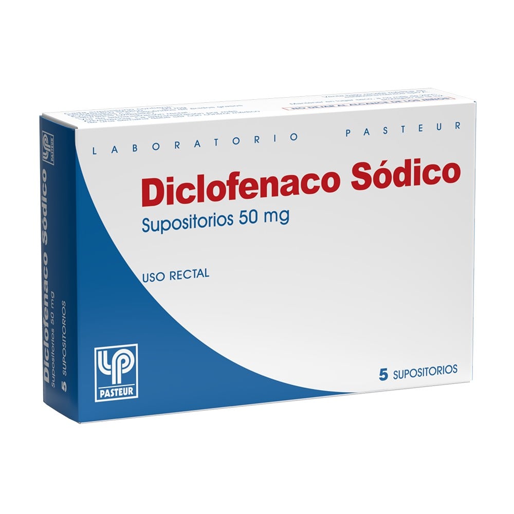 DICLOFENACO SÓDICO ADULTOS SUPOSITORIOS 50 mg