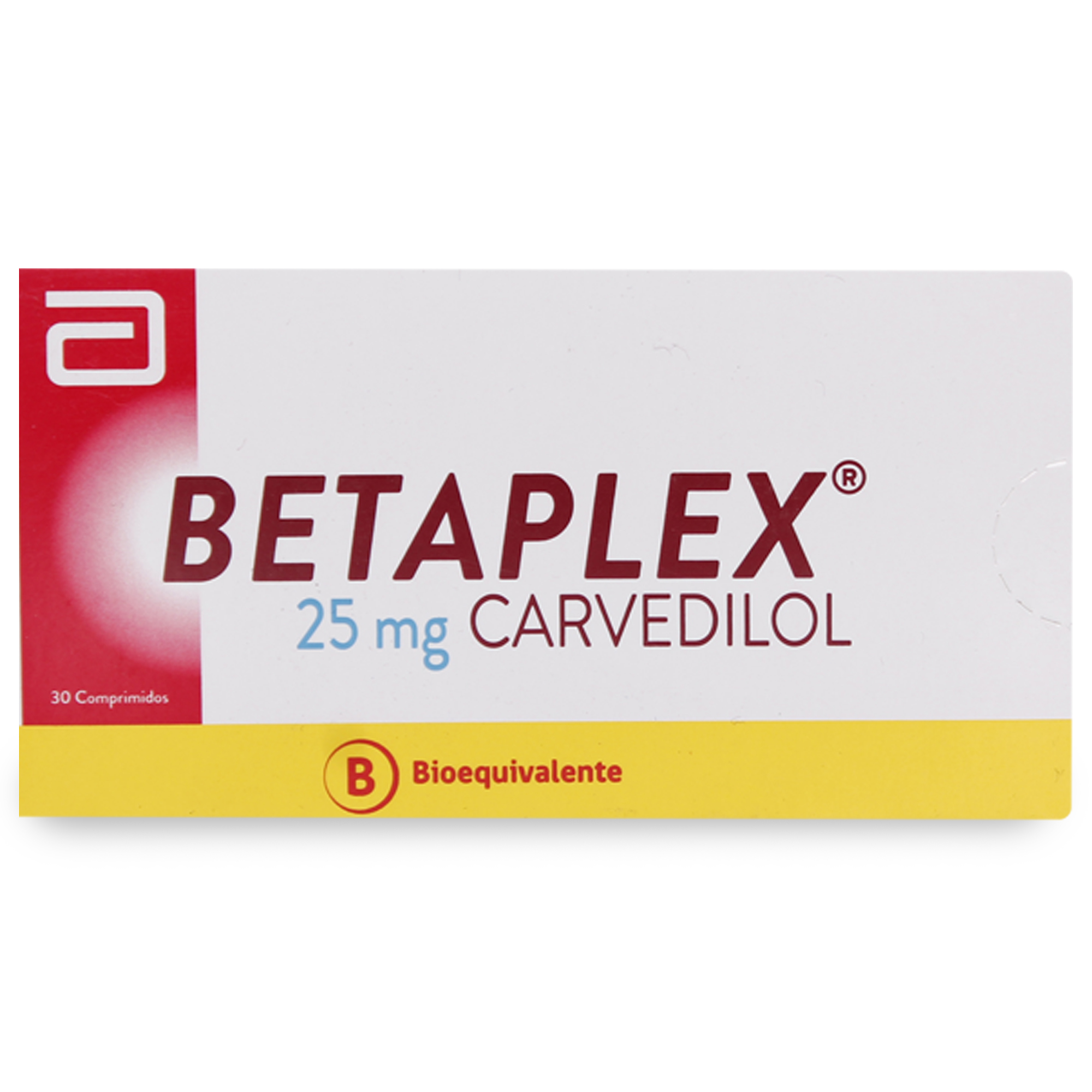 Betaplex Carvedilol 25 mg 30 Comprimidos