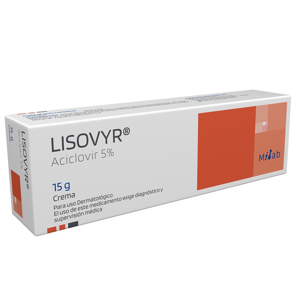 Lisovyr Aciclovir 5% Crema Tópica 15 gr