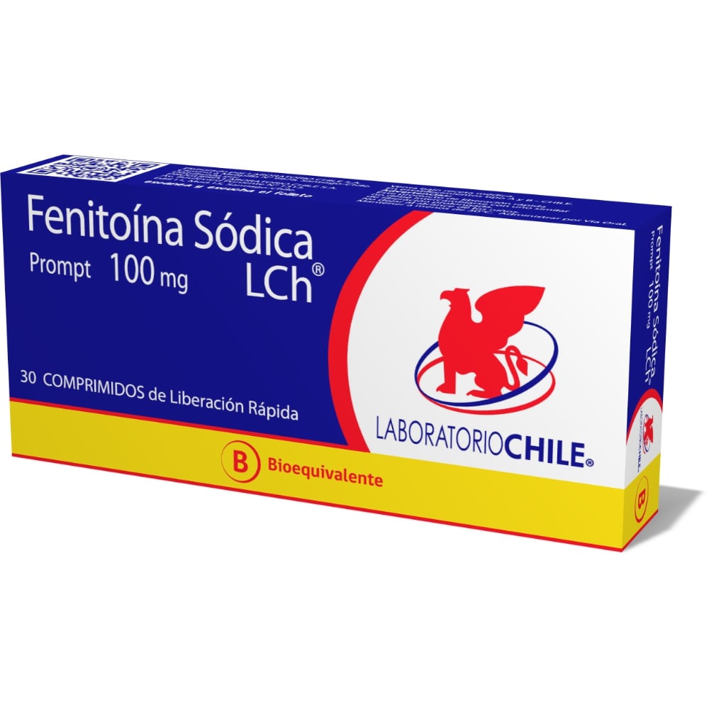 Fenitoina Sódica 100 mg 30 Comprimidos