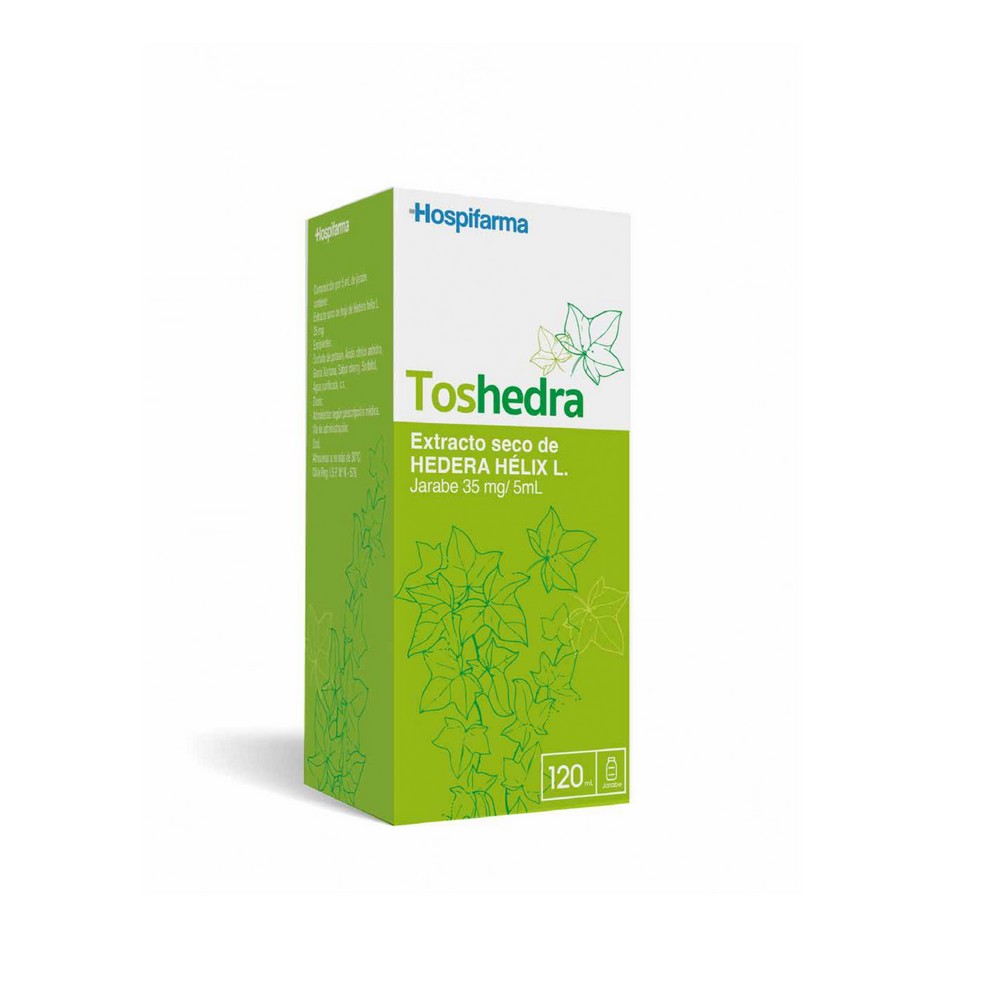 TOSHEDRA JARABE 35 mg/5mL N (HEDERA HELIX L./ EXTRACTO SECO DE HOJAS DESECADAS)