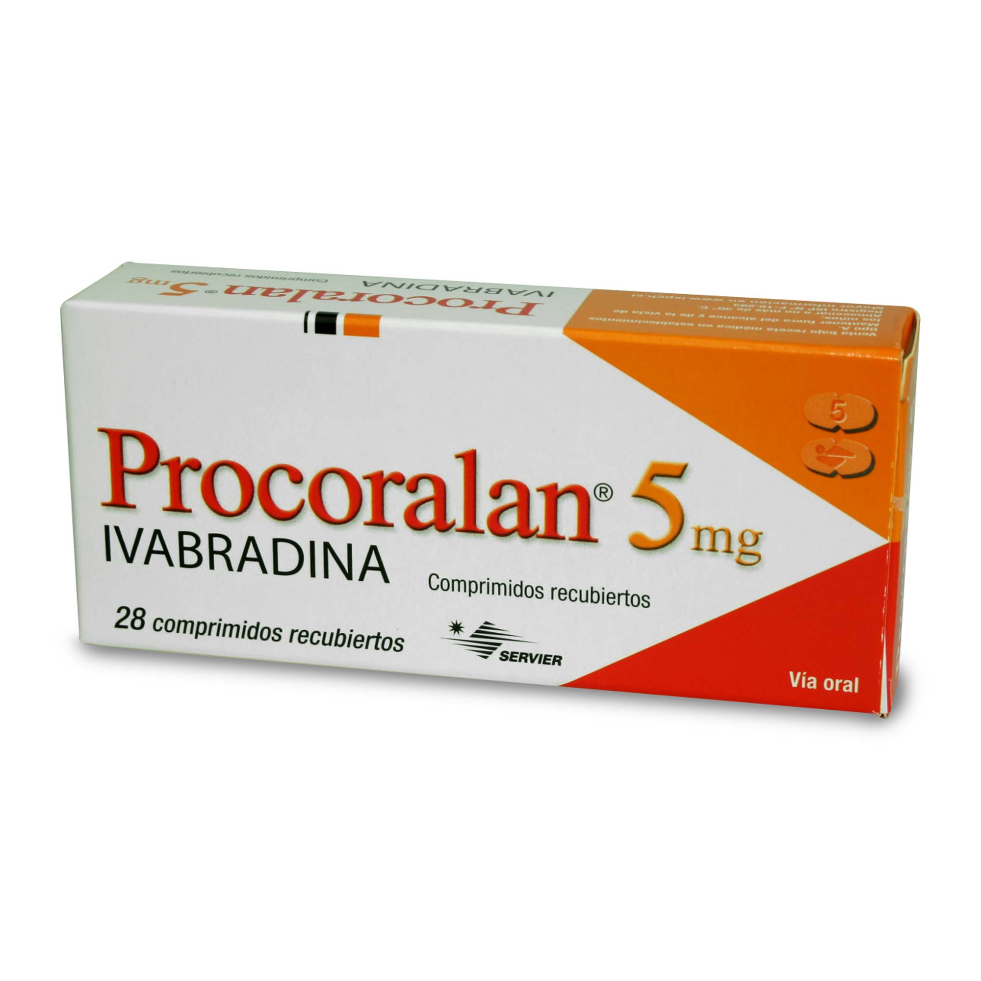 Procoralan Ivabradina 5 mg 28 Comprimidos