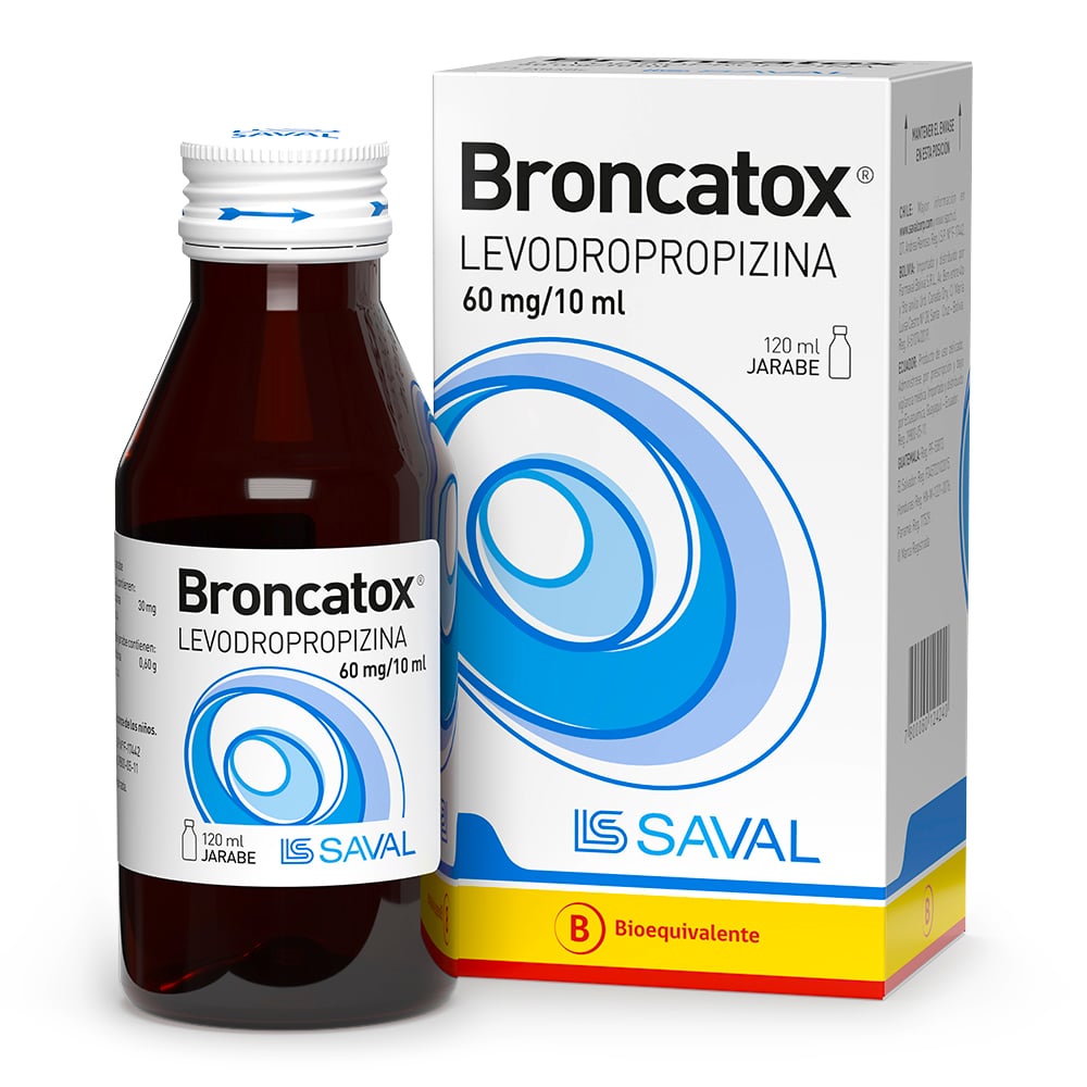 Broncatox Jarabe Levodropropizina 0,6 g / 120 ml