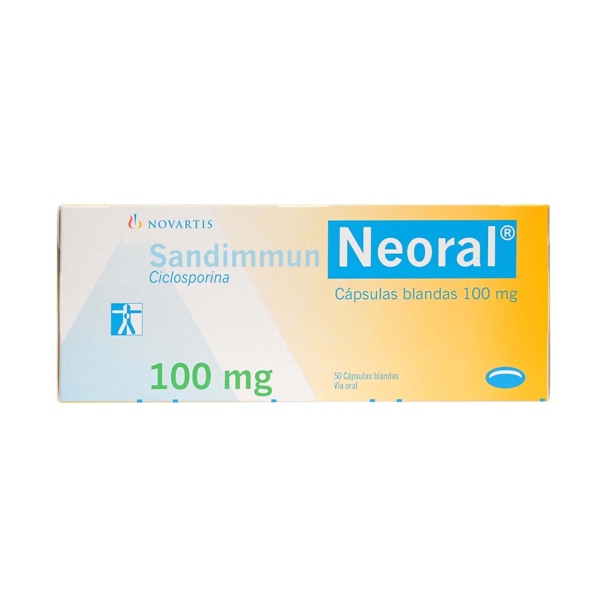 Sandimmun Neoral Ciclosporina 100 mg 50 Cápsulas