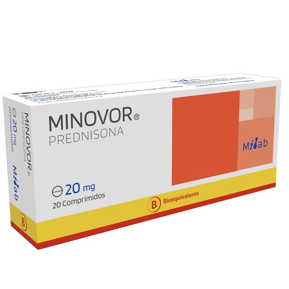MINOVOR COMPRIMIDOS 20 mg (PREDNISONA)