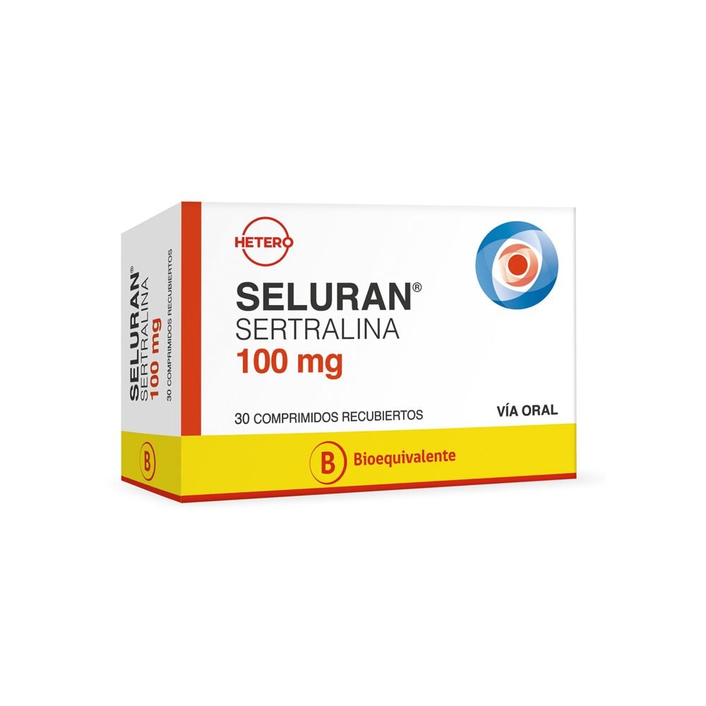 SELURAN COMPRIMIDOS RECUBIERTOS 50 mg (SERTRALINA)