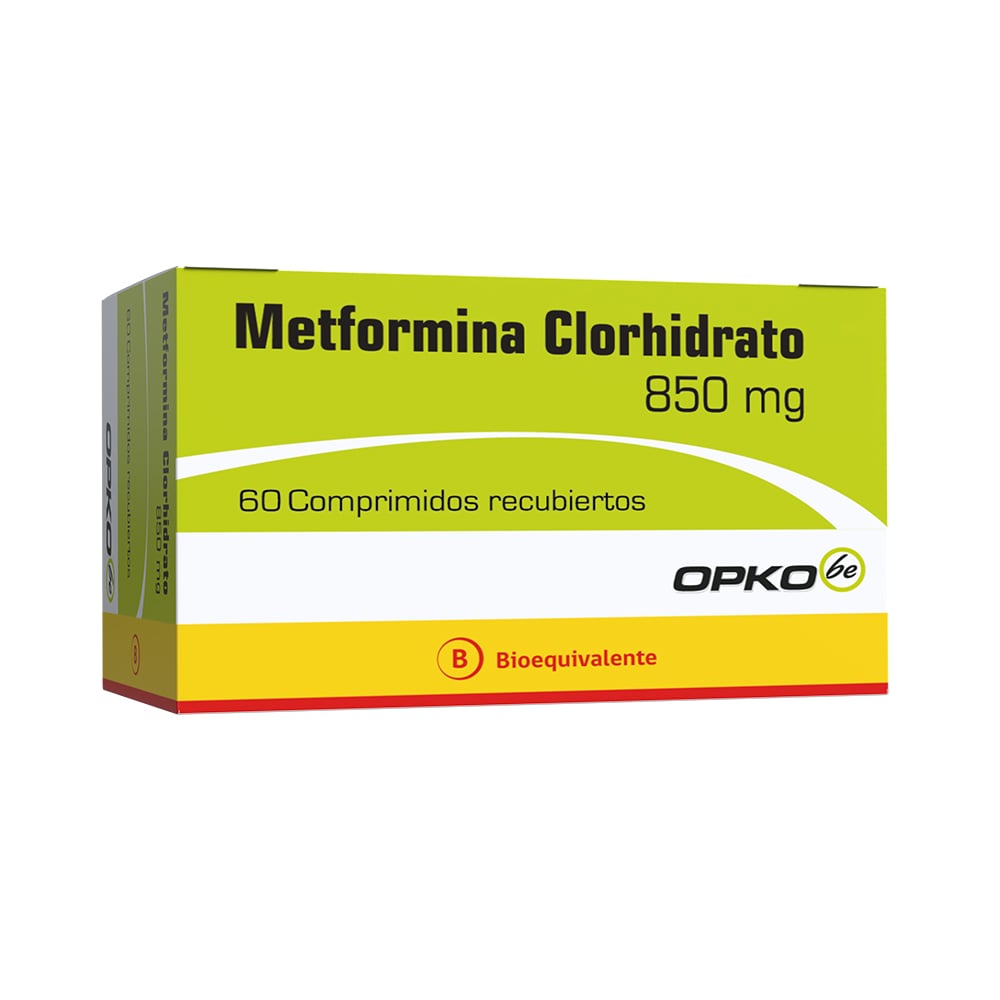 Metformina 850 mg 60 Comprimidos