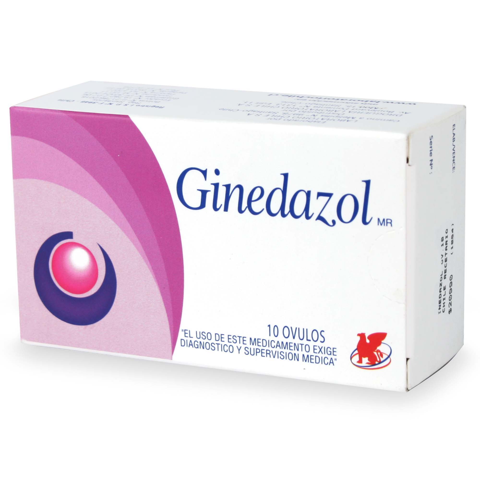 Ginedazol Tinidazol 150 mg 10 Ovulos