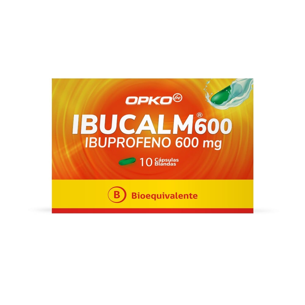 IBUCALM 600 CÁPSULAS BLANDAS 600 mg (IBUPROFENO)