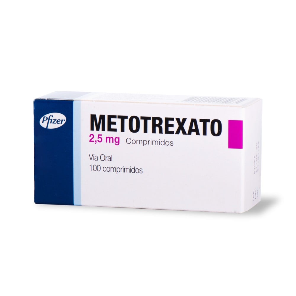 Metotrexato 2,5 mg 100 Comprimidos