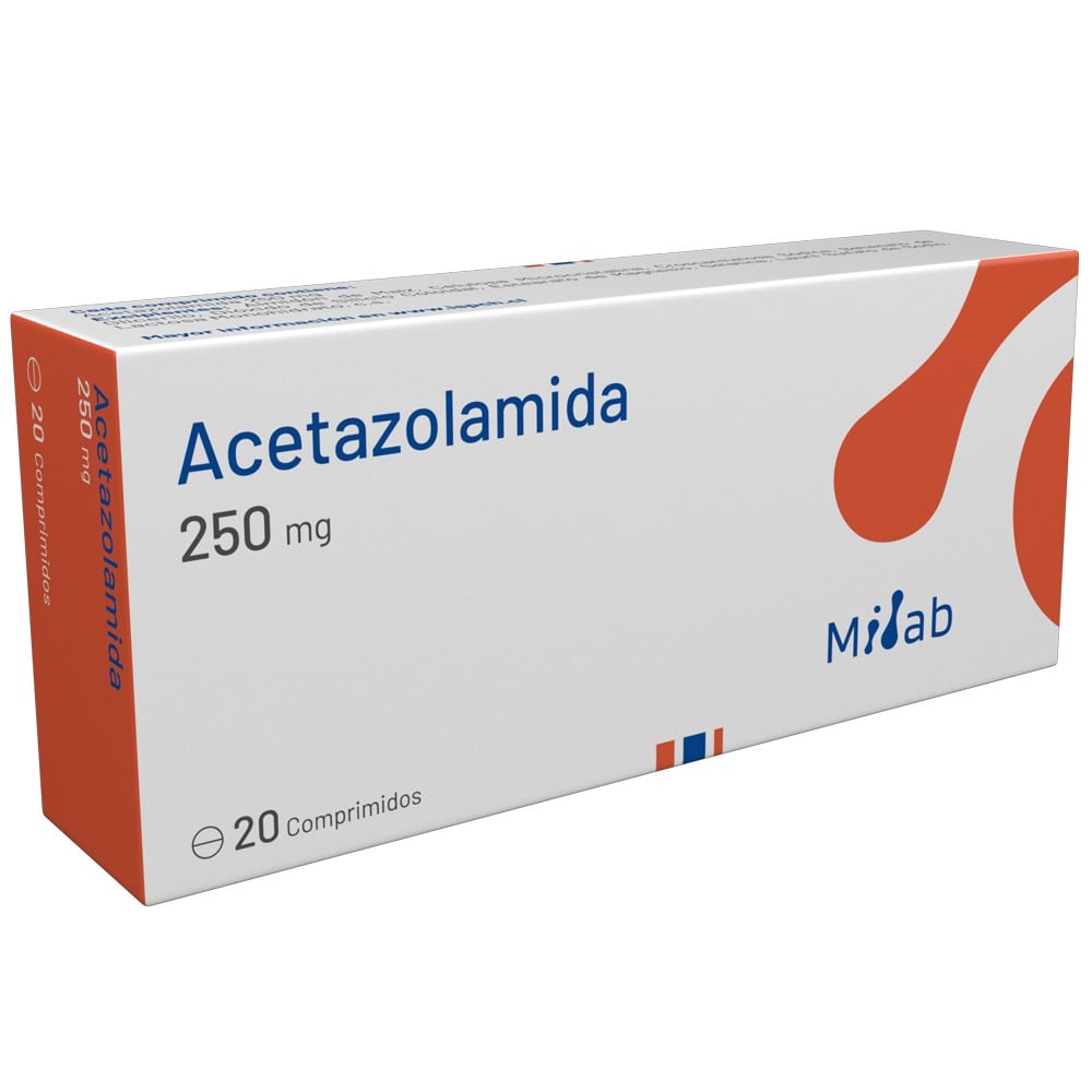 ACETAZOLAMIDA COMPRIMIDOS 250 mg