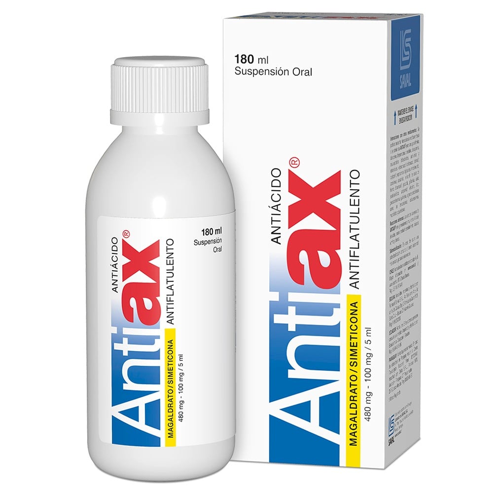 Antiax Magaldrate 480 mg Suspensión 180 mL