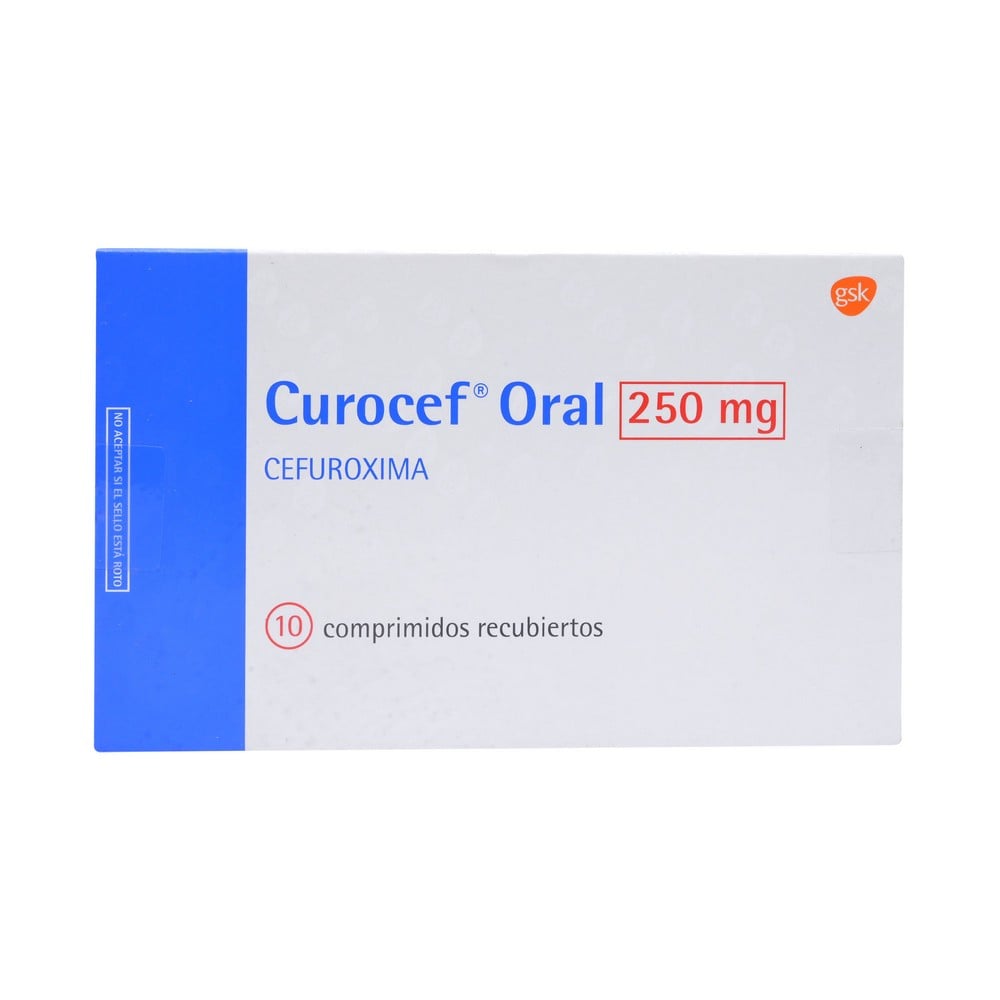 CUROCEF COMPRIMIDOS RECUBIERTOS 250 mg