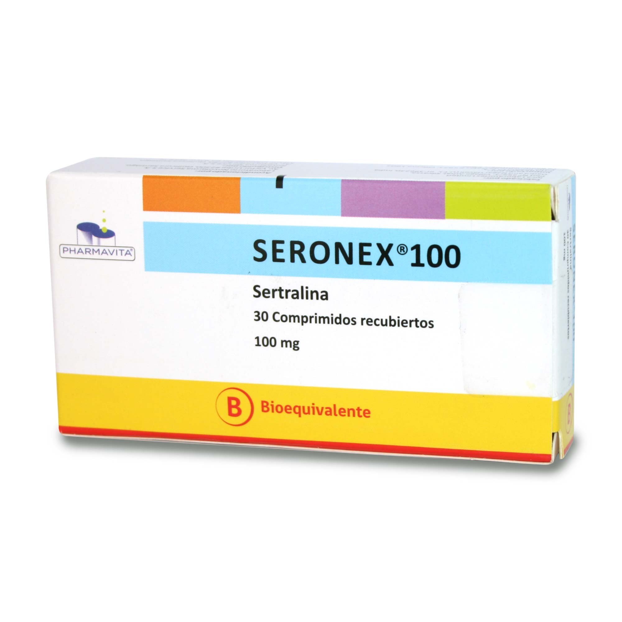 SERONEX COMPRIMIDOS RECUBIERTOS 100 mg (SERTRALINA)
