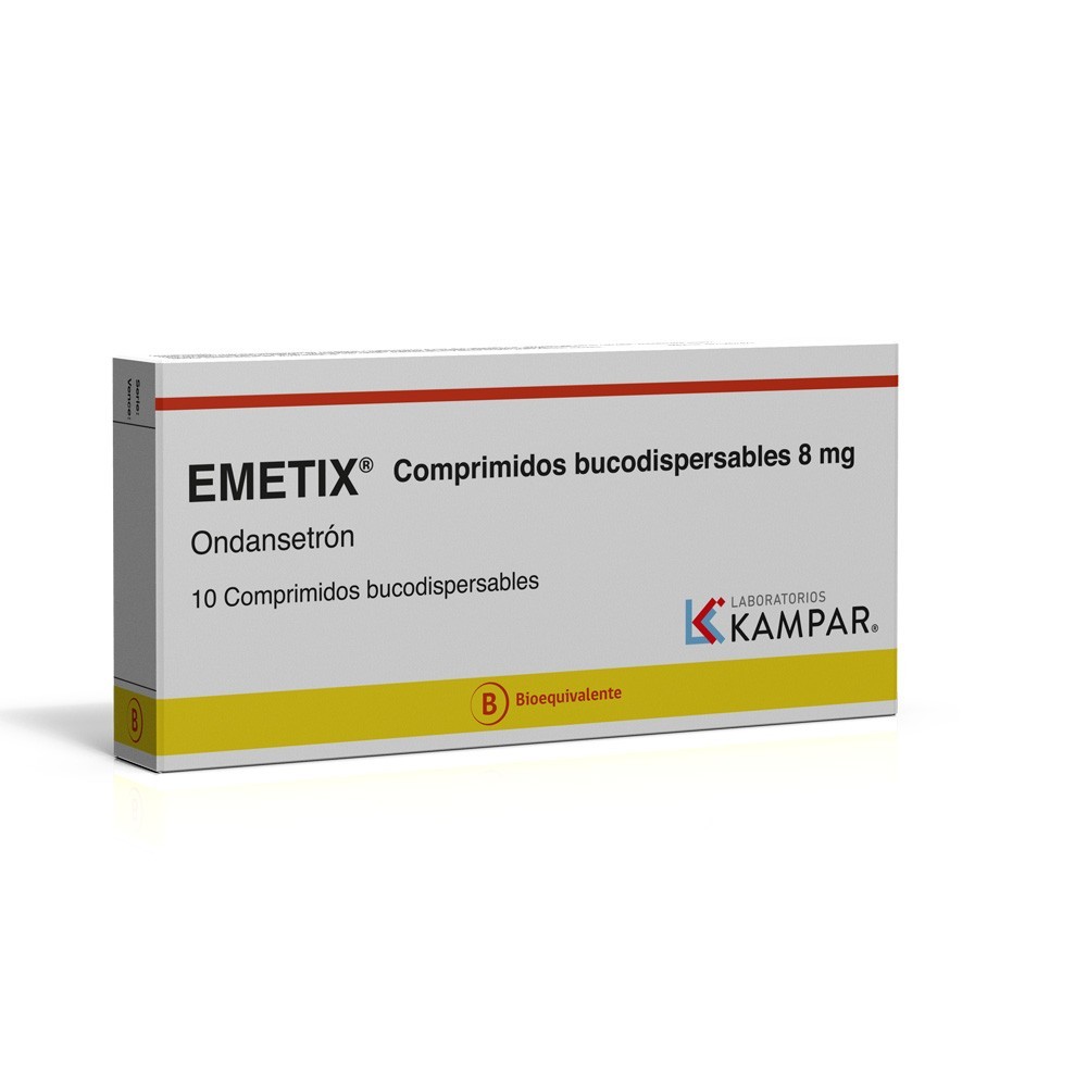 EMETIX COMPRIMIDOS BUCODISPERSABLES 8 mg (ONDANSETRON)