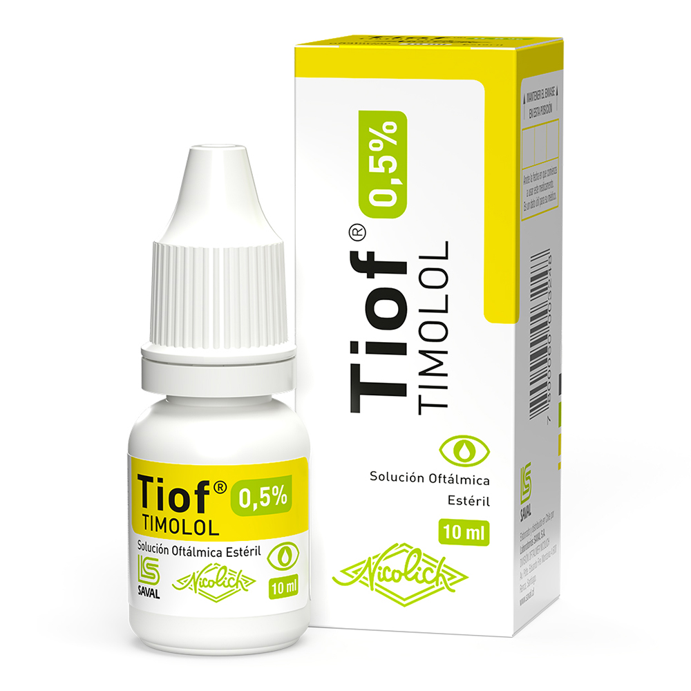Tiof Timolol 0,5% Solución Oftálmica 10 mL