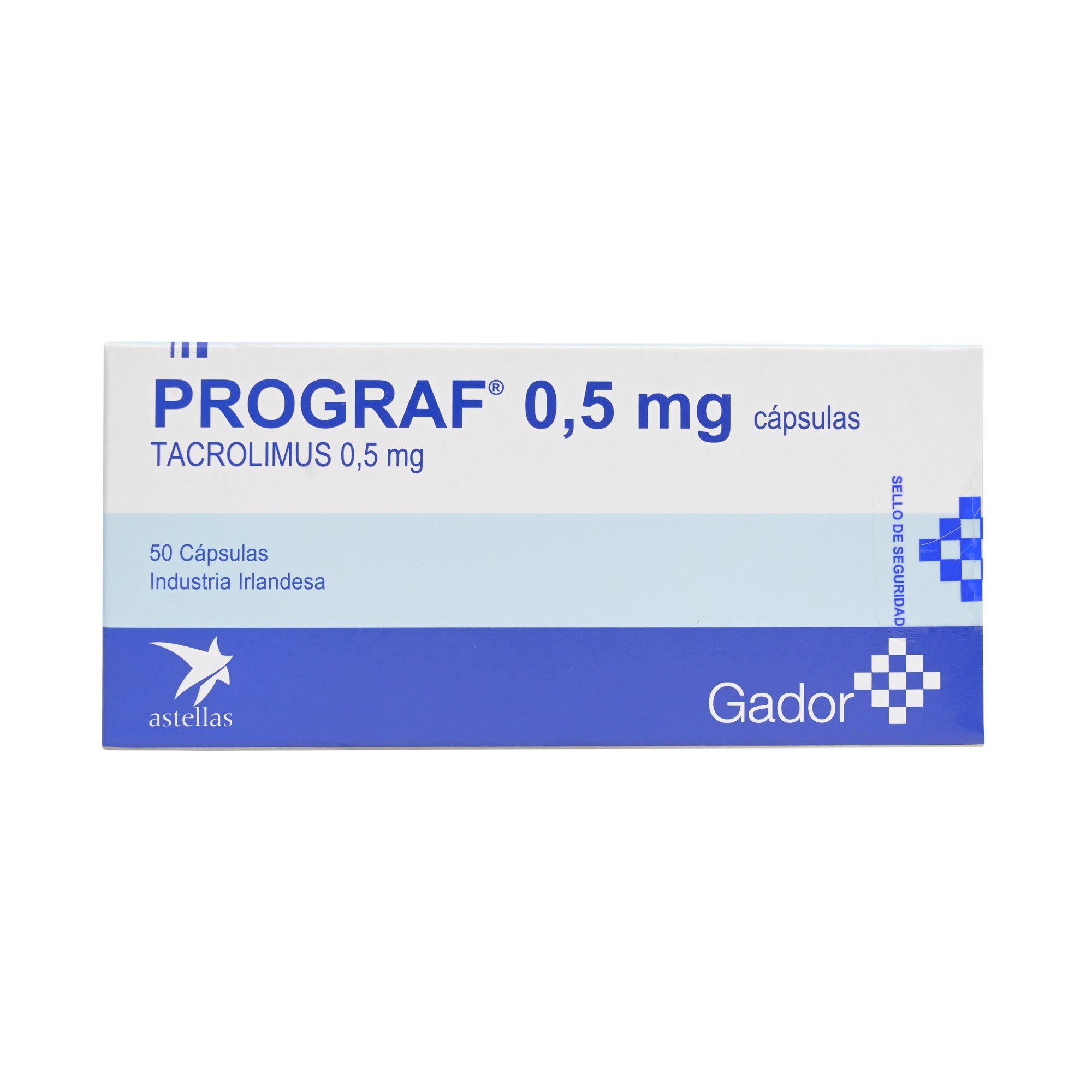 PROGRAF XL CÁPSULAS DE LIBERACIÓN PROLONGADA 0,5 mg (TACROLIMUS)