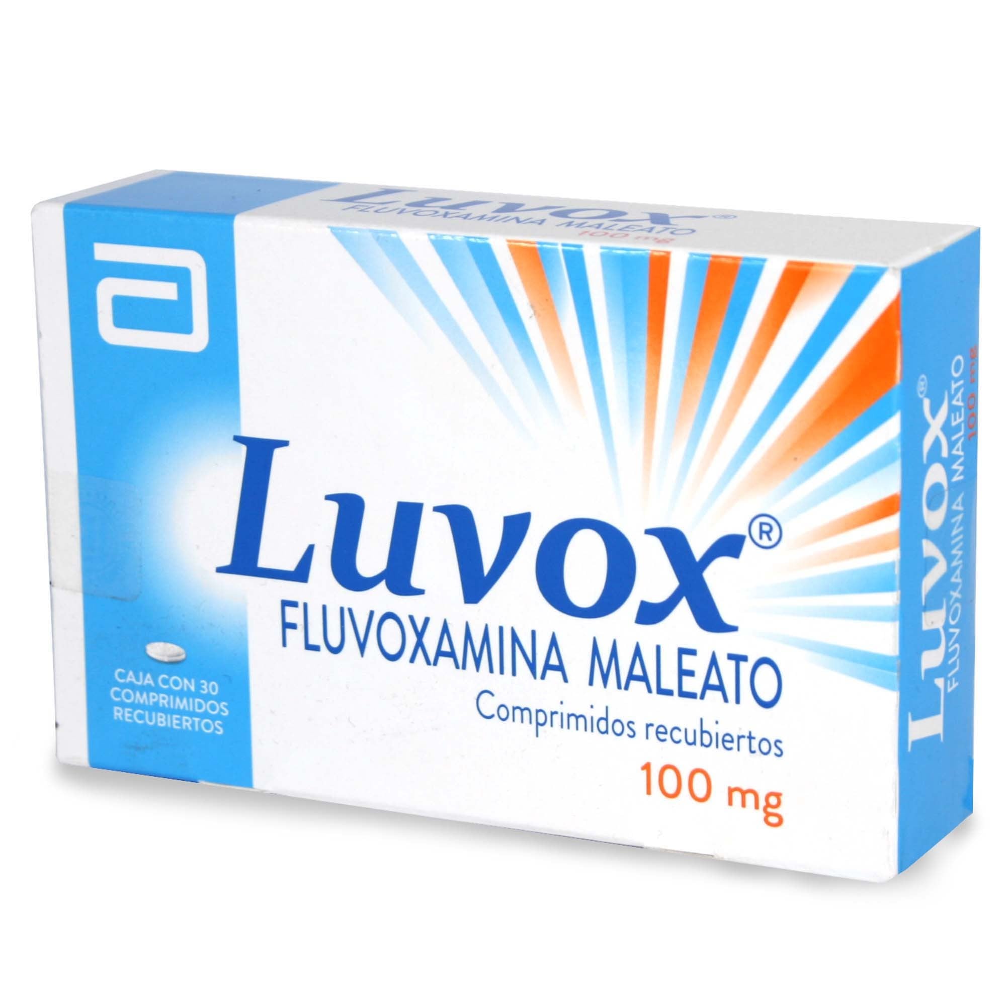 Luvox Fluvoxamina Maleato 100 mg 30 Comprimidos Recubiertos