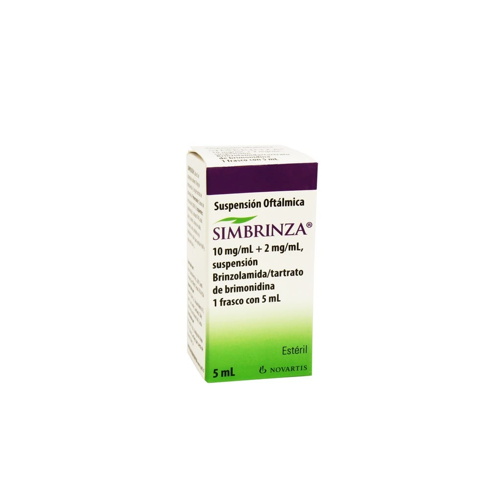 Simbrinza Brinzolamida 10 mg/ml Solución Oftalmica 5 mL