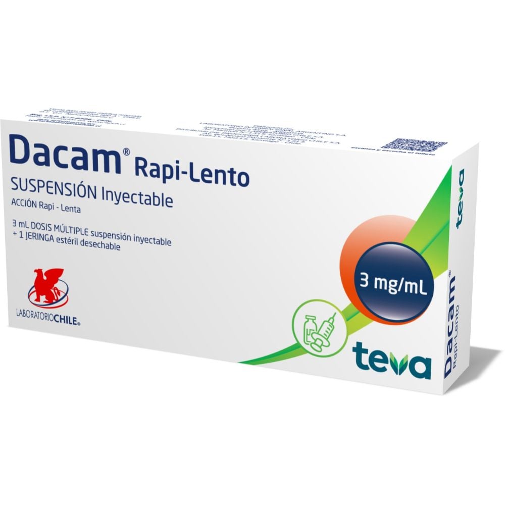 Dacam Inyectable Rapi-Lento Betametasona 3 mg 1 Ampolla