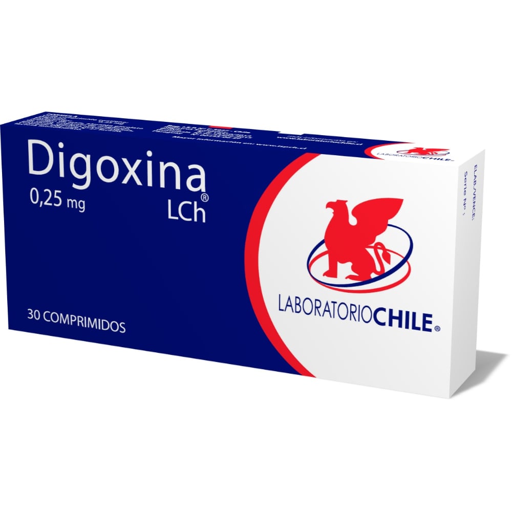 Digoxina 0,25 mg 30 Comprimidos