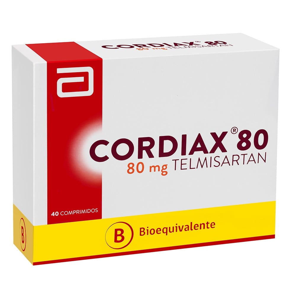 Cordiax 80 mg 40 Comprimidos