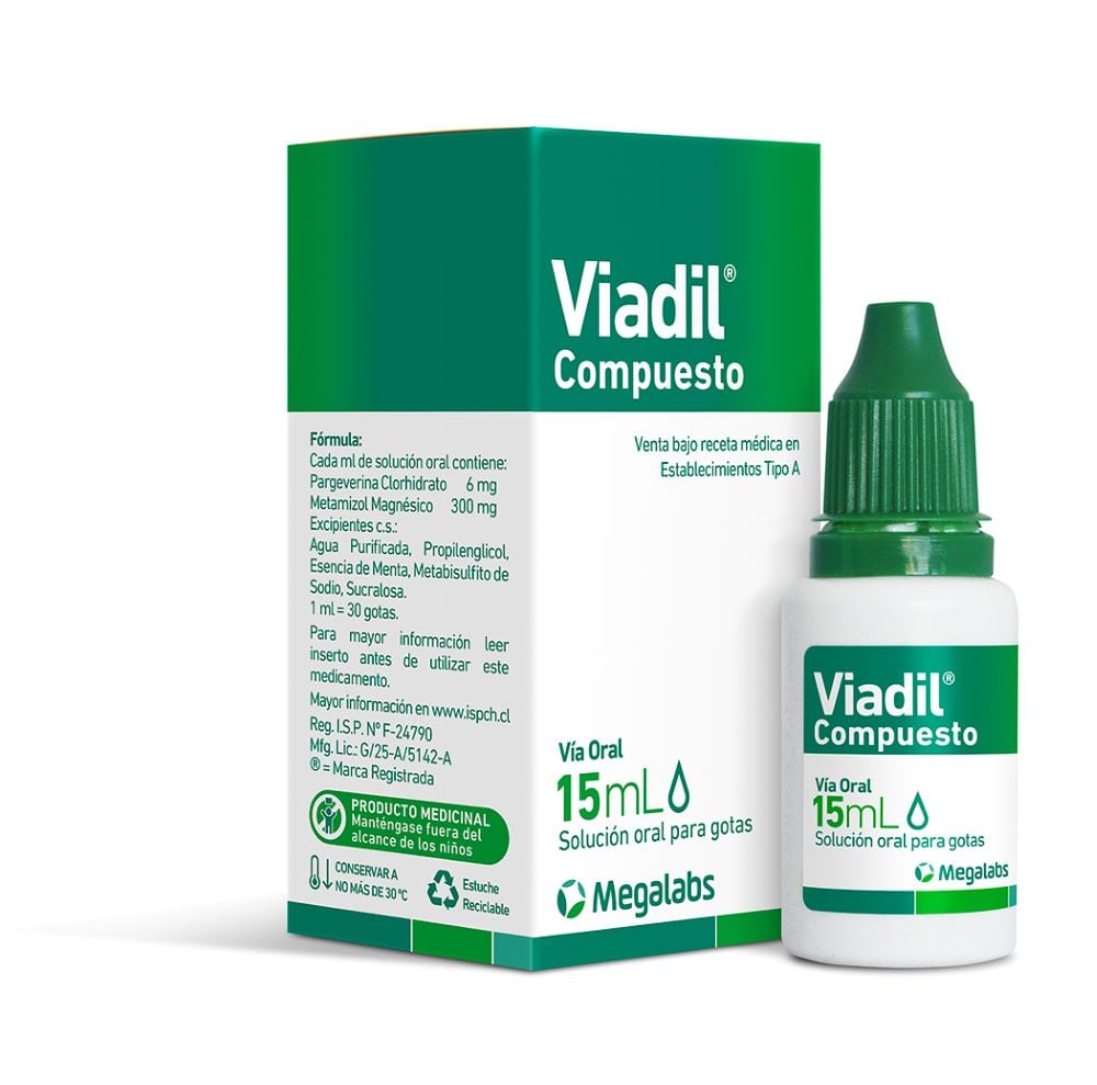 Viadil Compuesto Pargeverina 0,6 g /100 mL Gotas 15 mL