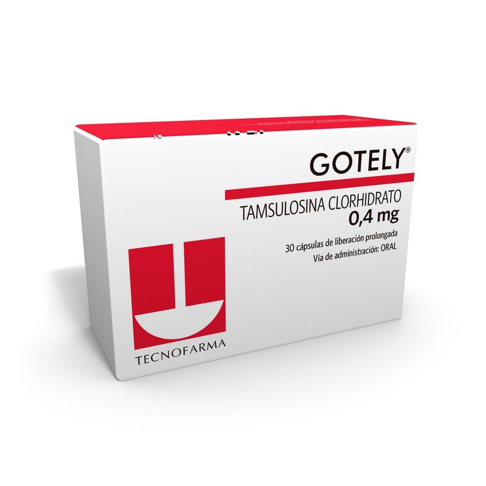 Gotely Tamsulosina 0,4 mg 30 Cápsulas de Liberación Prolongada