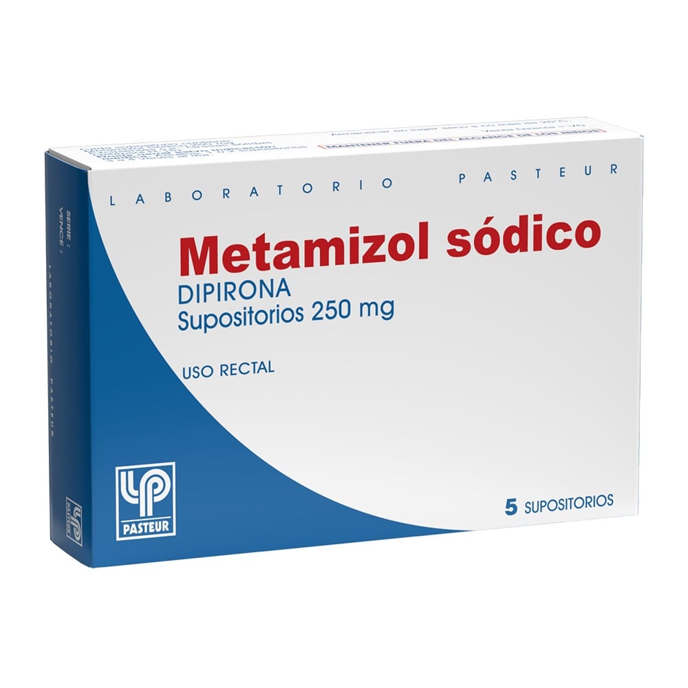 METAMIZOL SUPOSITORIOS 250 mg