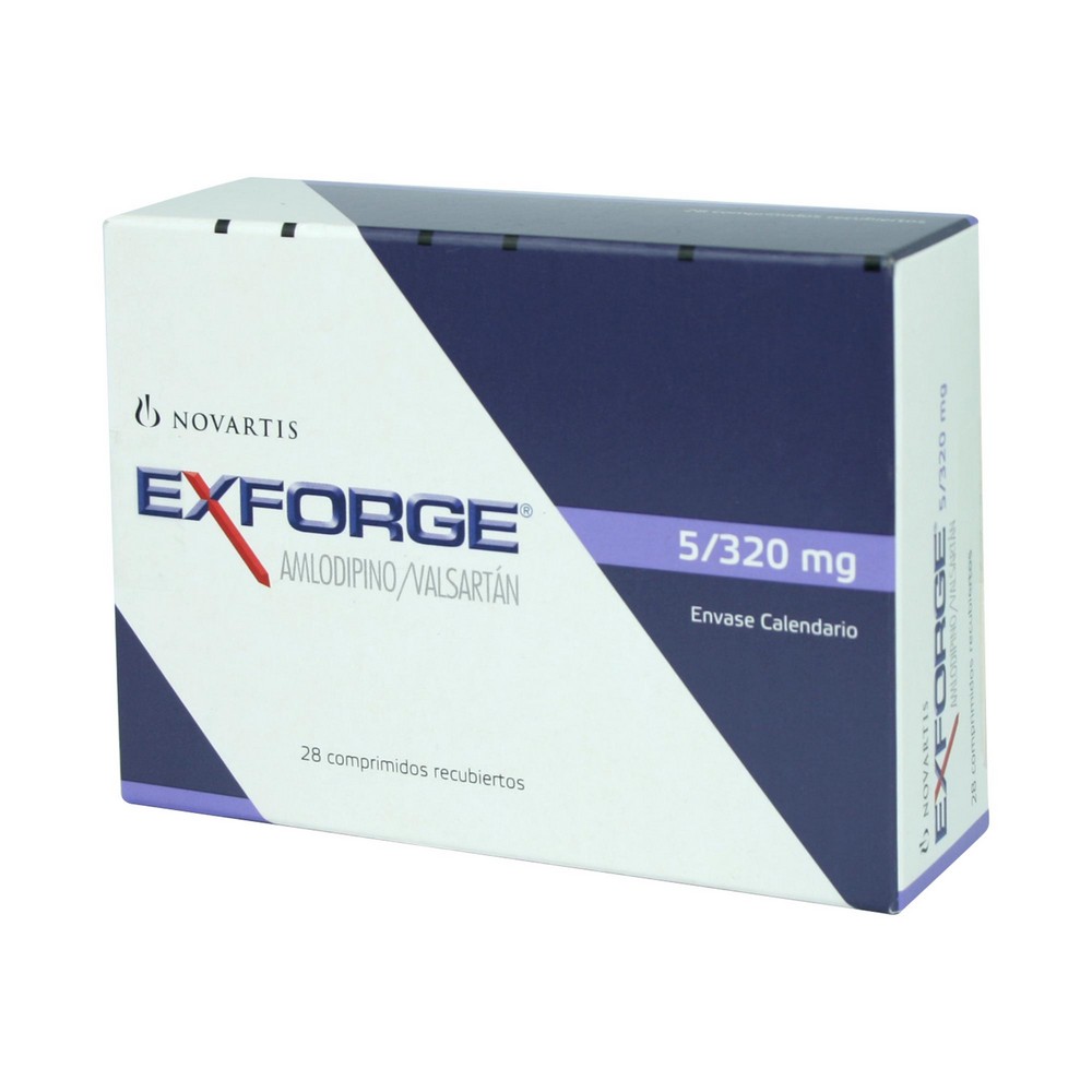 Exforge AmLodipino 5 mg 28 Comprimidos