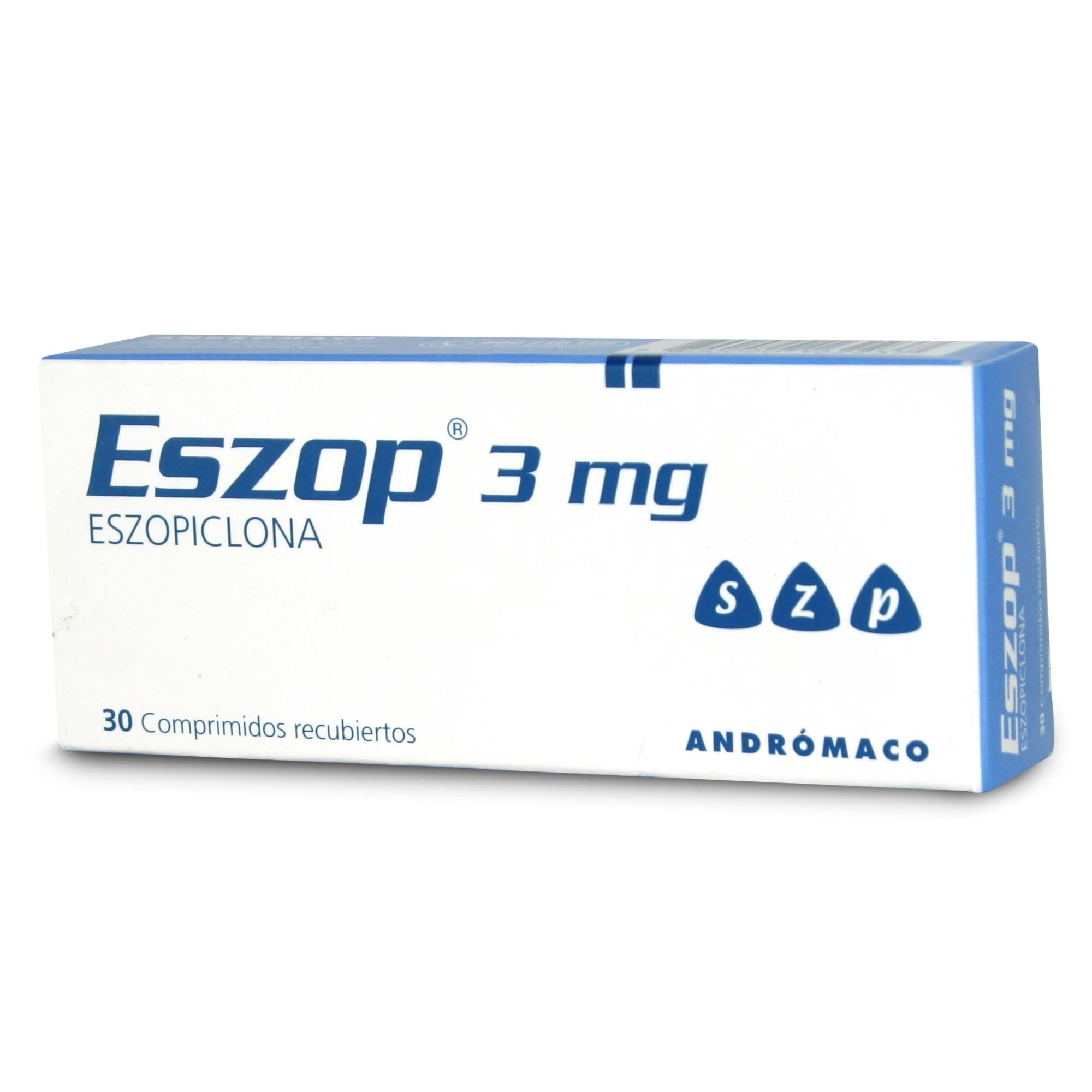 Eszop Eszopiclona 3 mg 30 Comprimidos Recubierto