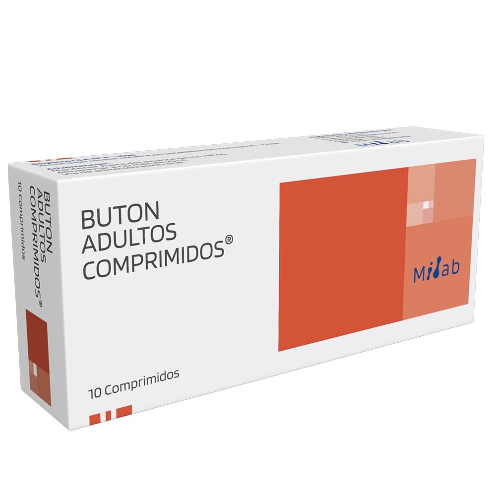 Buton Papaverina Clorhidrato 40 mg Atropina Sulfato 0,5 mg 10 Comprimidos
