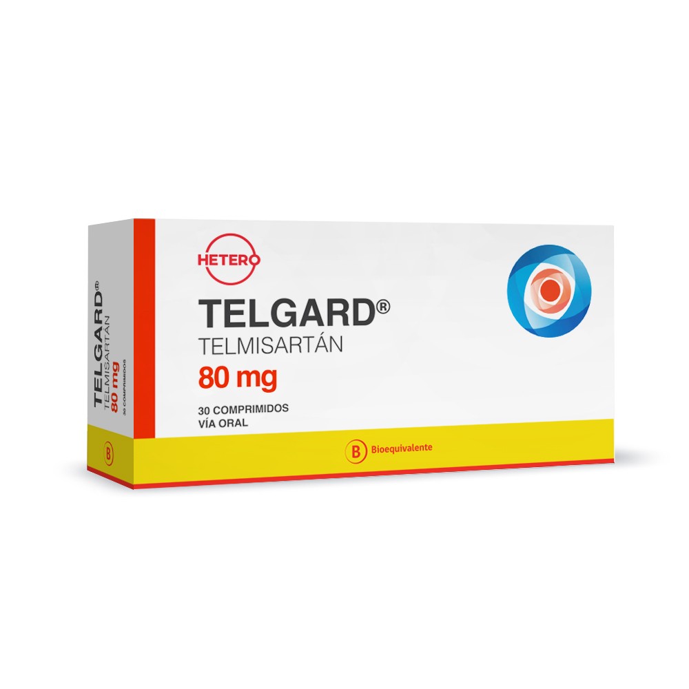 Telgard 80 mg 30 Comprimidos