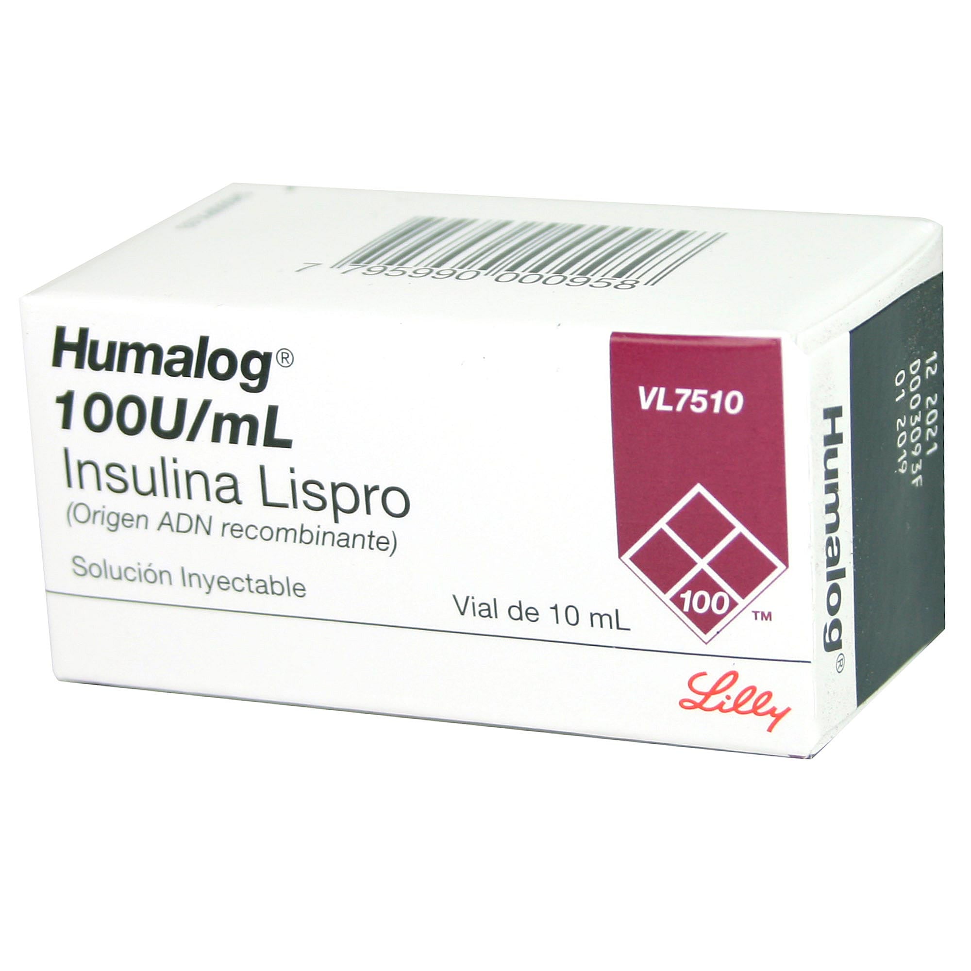 Humalog Insulina Lispro 100 UI 1 Ampolla