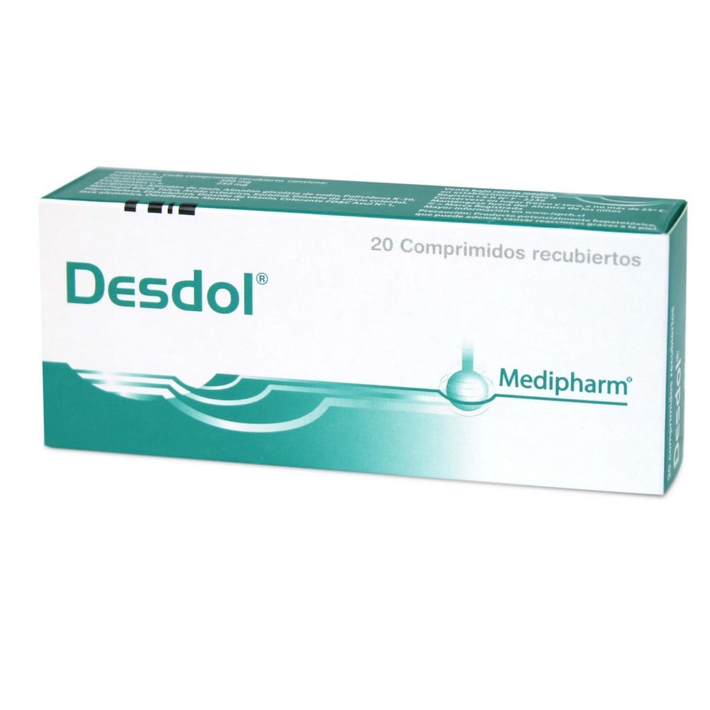 Desdol Clorzoxazona 300 mg 20 Comprimidos