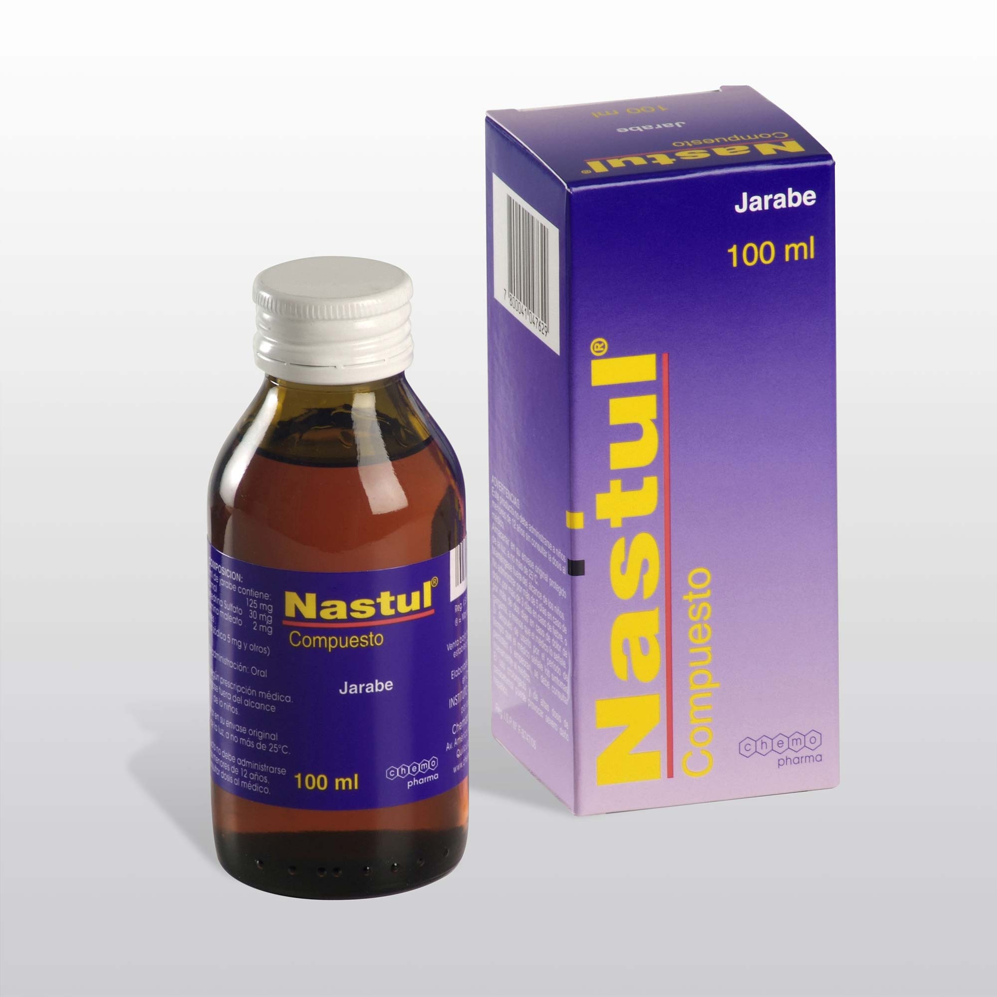 Nastul Compuesto Pseudoefedrina 30 mg Jarabe 100 mL