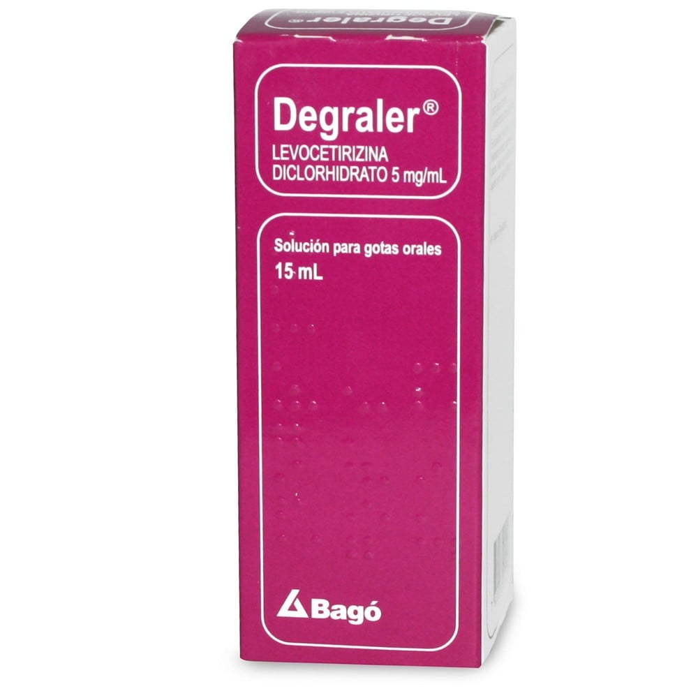 Degraler Levocetirizina 5 mg/mL Gotas 15 mL