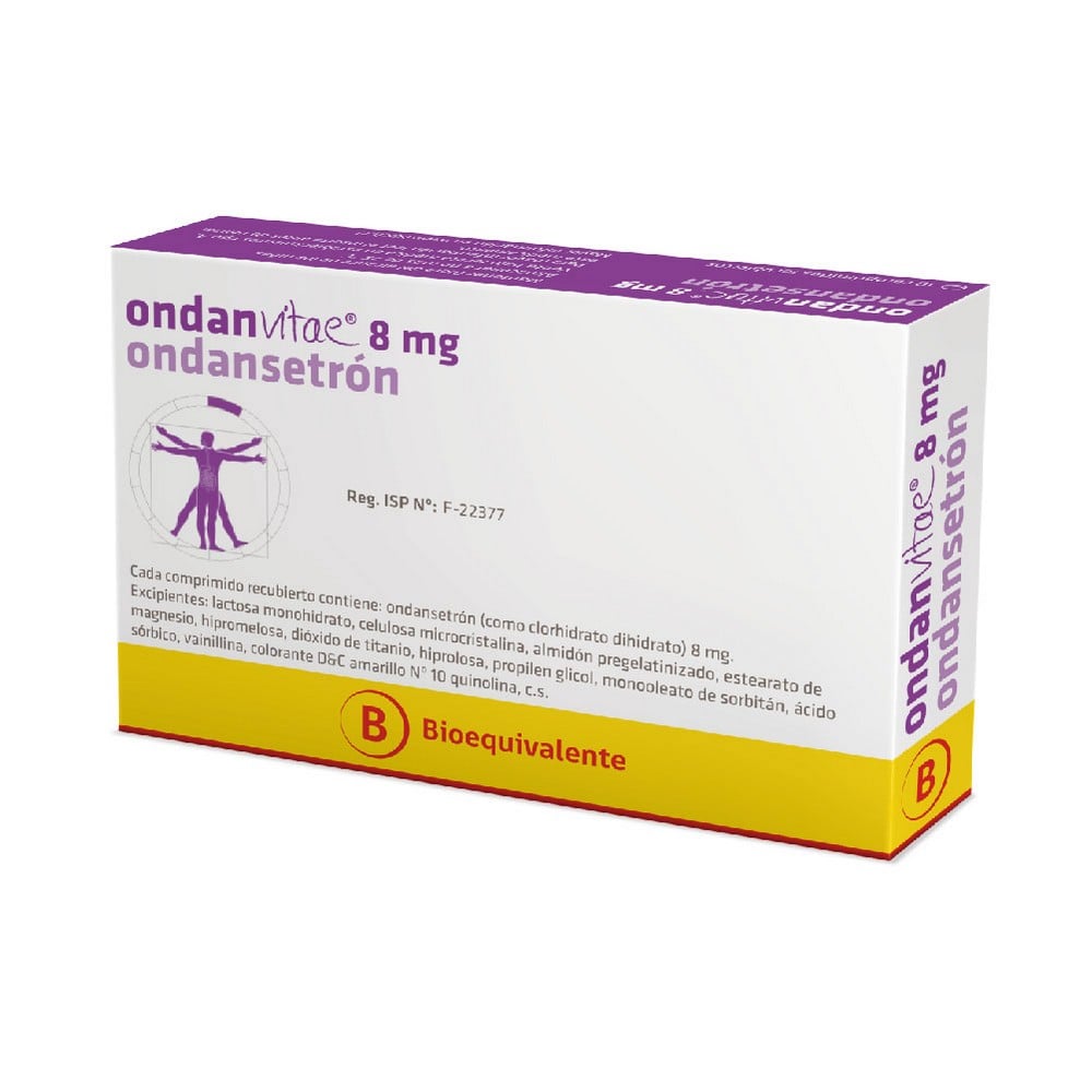 Ondanvitae Ondansetrón 8 mg 10 comprimidos recubiertos