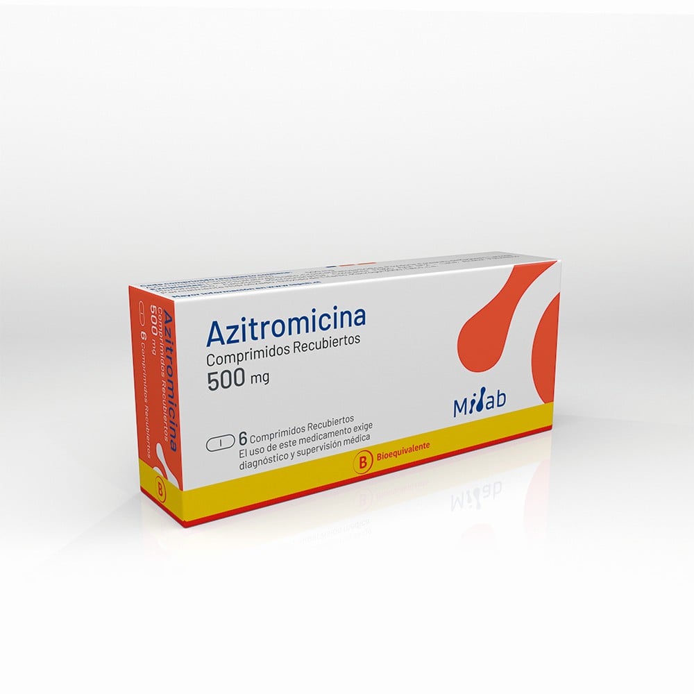 Azitromicina 500 mg 6 comprimidos recubiertos