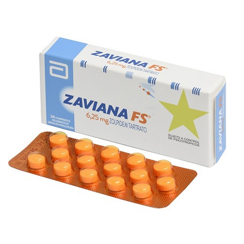 Zaviana FS Zolpidem 6,25 mg 30 Comprimidos