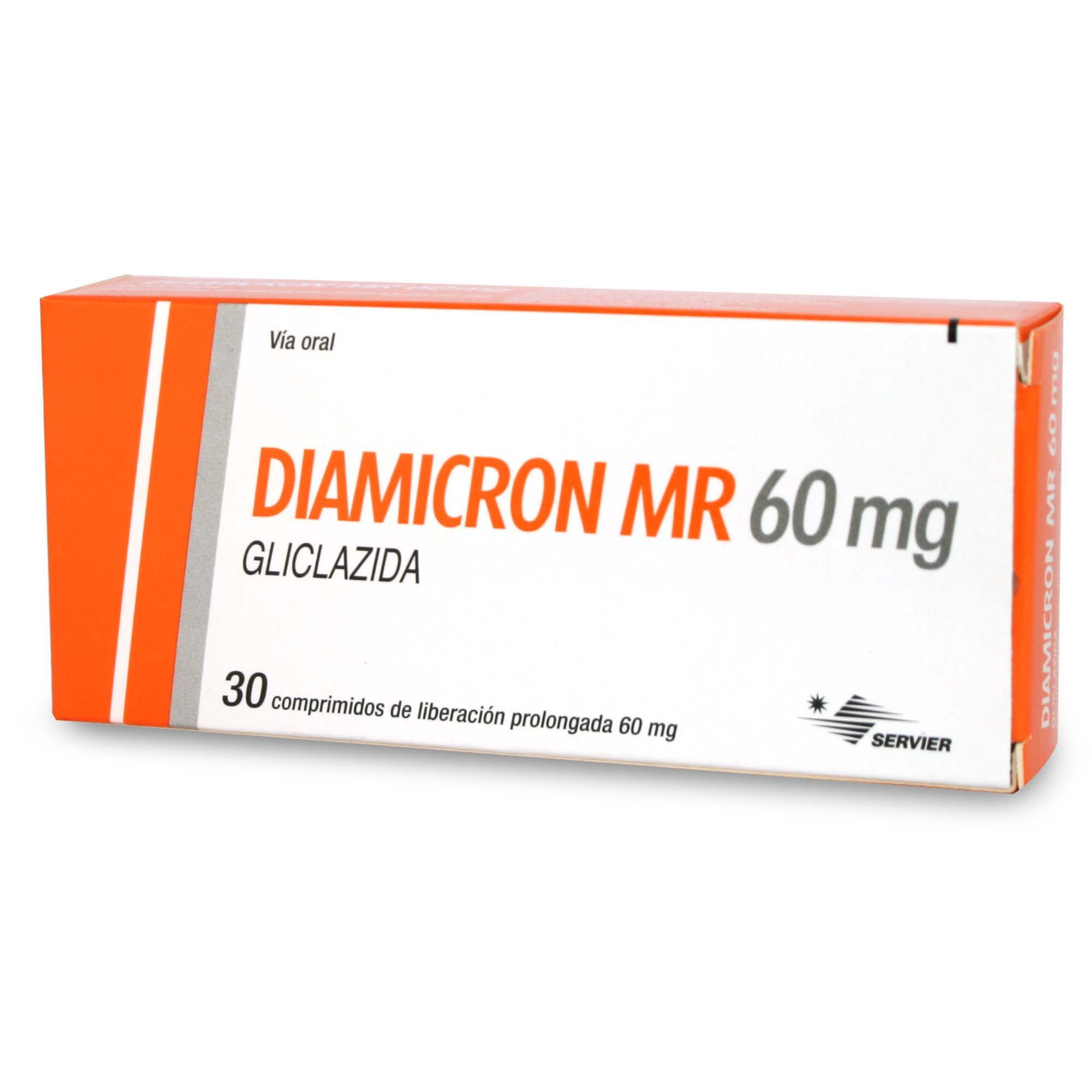 Diamicron Mr Gliclazida 60 mg 30 Comprimidos Liberación Prolongada