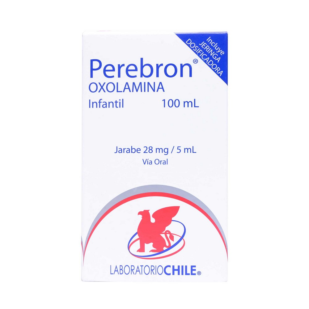 Perebron Pediátrico Oxolamina 28 gr / 5 mL Jarabe 100 mL