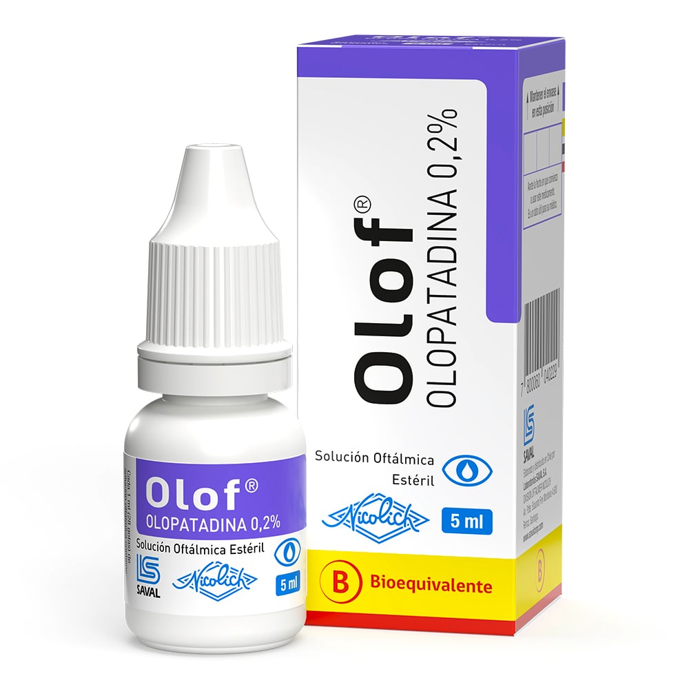 Olof Olopatadina 0,2% Solucion Oftalmica 5 mL
